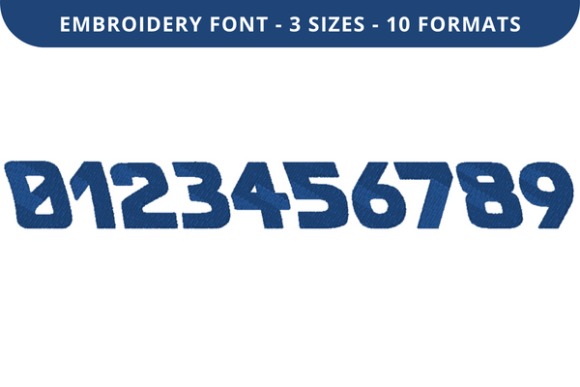 Back to the Past Font 0 to 9 – A Seasonal Embroidery Staple?