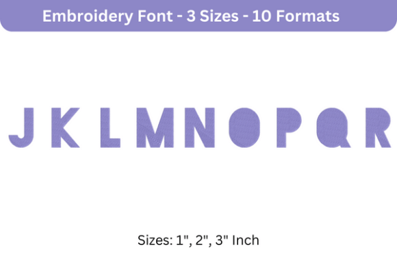 Blackout Font J to R: A Bold Choice for Etsy Embroidery Sellers