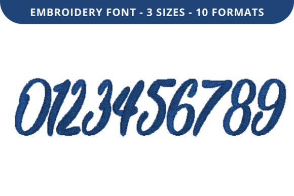 Bright Future Font 0 to 9: A Designer’s Review for Boutique Apparel Embroidery