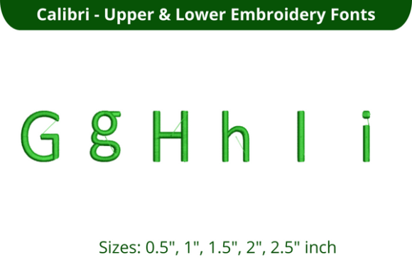 Calibri Font GHI: A Practical Pick for Etsy Sellers and Small Shop Embroidery Projects