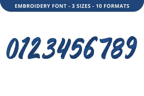 Fenden Font 0 to 9: A Seasonal Embroidery Essential