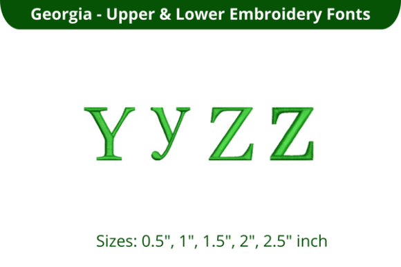 Georgia Font YZ: A Designer’s Seasonal Embroidery Review
