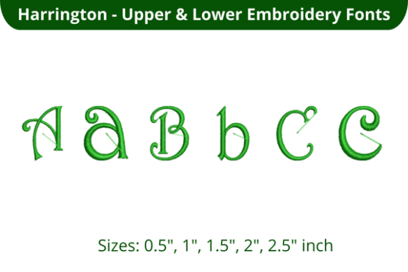 Harrington Font ABC