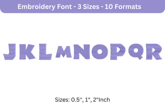 Jungle Font J to R: A Seller’s Review for Etsy & Small Shop Embroidery