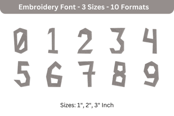 Paper Cuts Font 0 to 9: A Designer’s Review for Business Embroidery