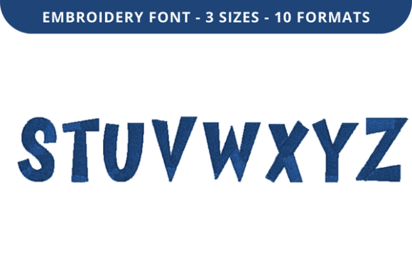 Reviewing FunnyMan Font S to Z for Real Embroidery Projects