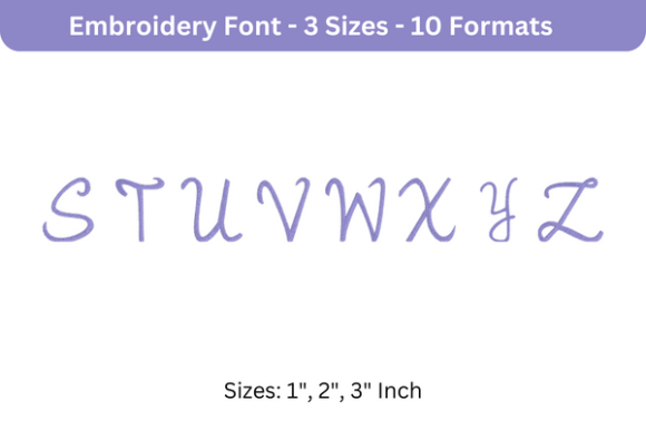 Romantic Font Uppercase S to Z: A Designer’s Honest Review for Real Embroidery Projects