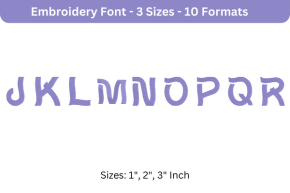 Wavie Font J to R: A Seasonal Embroidery Designer’s Review