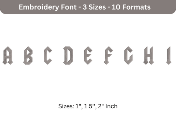 Yeller Font a to I: A Designer’s Review for Small Business Embroidery Needs
