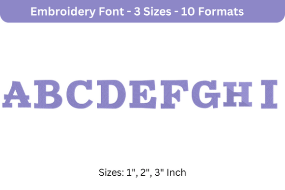 Zantroke Font a to I: A Designer’s Review for Business Embroidery